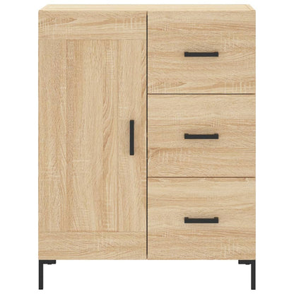 Skříň Highboard Dub Sonoma 69,5 X 34 X 180 Cm Kompozitní Dřevo