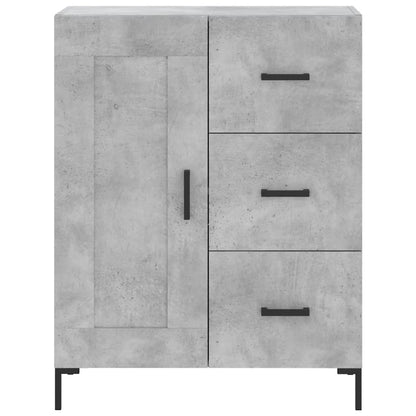 Skříň Highboard Betonově Šedá 69,5X34X180 Cm Kompozitní Dřevo