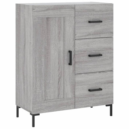 Skříň Highboard Šedá Sonoma 69,5 X 34 X 180 Cm Kompozitní Dřevo