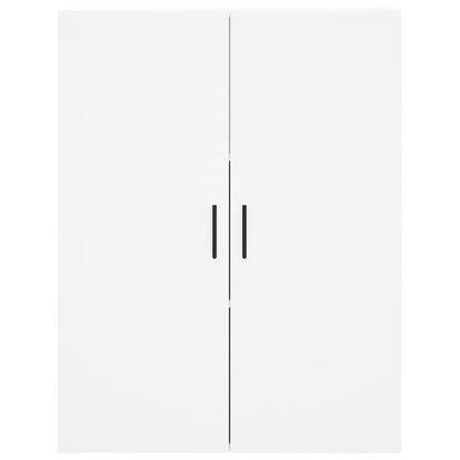 Skříň Highboard Bílá 69,5 X 34 X 180 Cm Kompozitní Dřevo