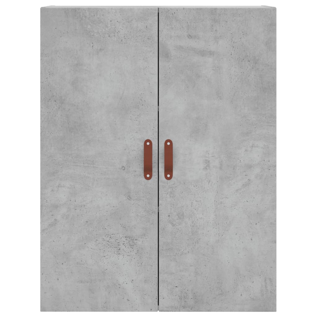 Skříň Highboard Betonově Šedá 69,5X34X180 Cm Kompozitní Dřevo