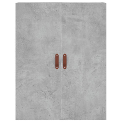 Skříň Highboard Betonově Šedá 69,5X34X180 Cm Kompozitní Dřevo