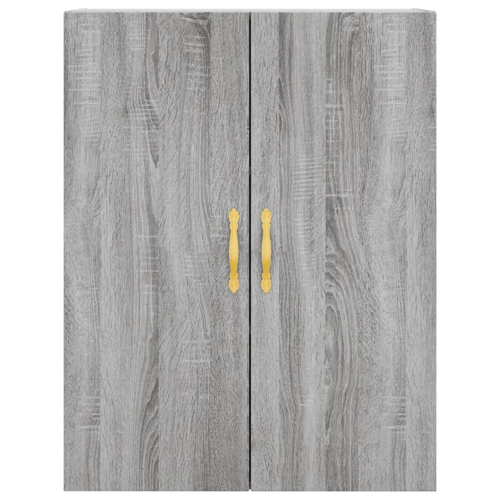 Skříň Highboard Šedá Sonoma 69,5 X 34 X 180 Cm Kompozitní Dřevo
