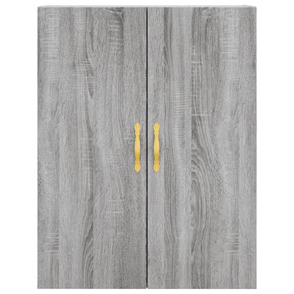 Skříň Highboard Šedá Sonoma 69,5 X 34 X 180 Cm Kompozitní Dřevo