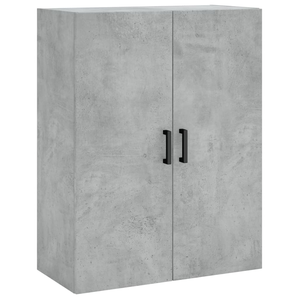 Skříň Highboard Betonově Šedá 69,5X34X180 Cm Kompozitní Dřevo