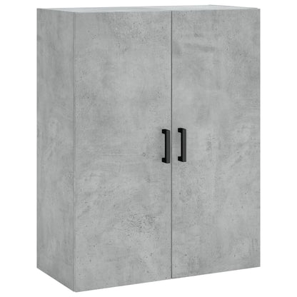 Skříň Highboard Betonově Šedá 69,5X34X180 Cm Kompozitní Dřevo