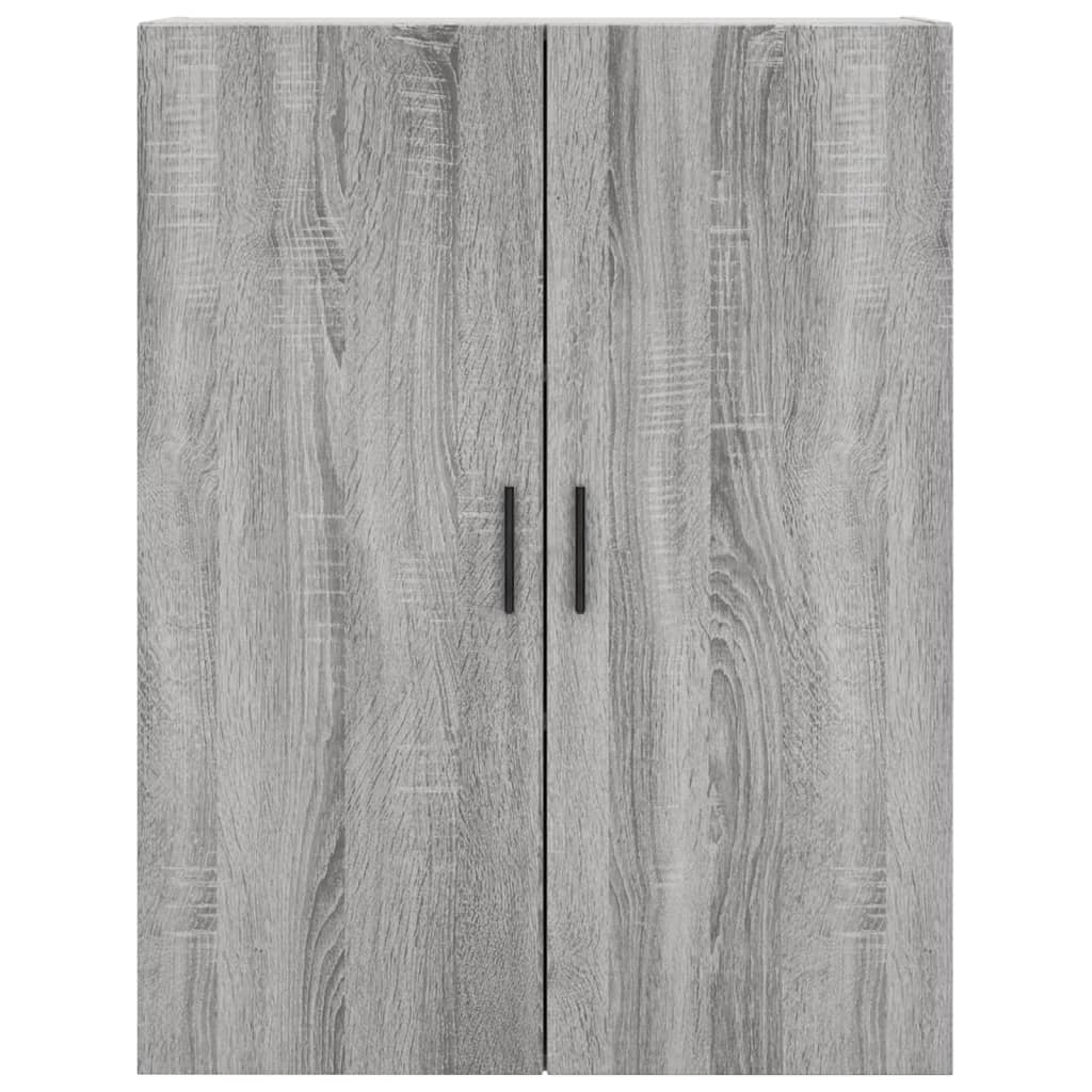 Skříň Highboard Šedá Sonoma 69,5 X 34 X 180 Cm Kompozitní Dřevo