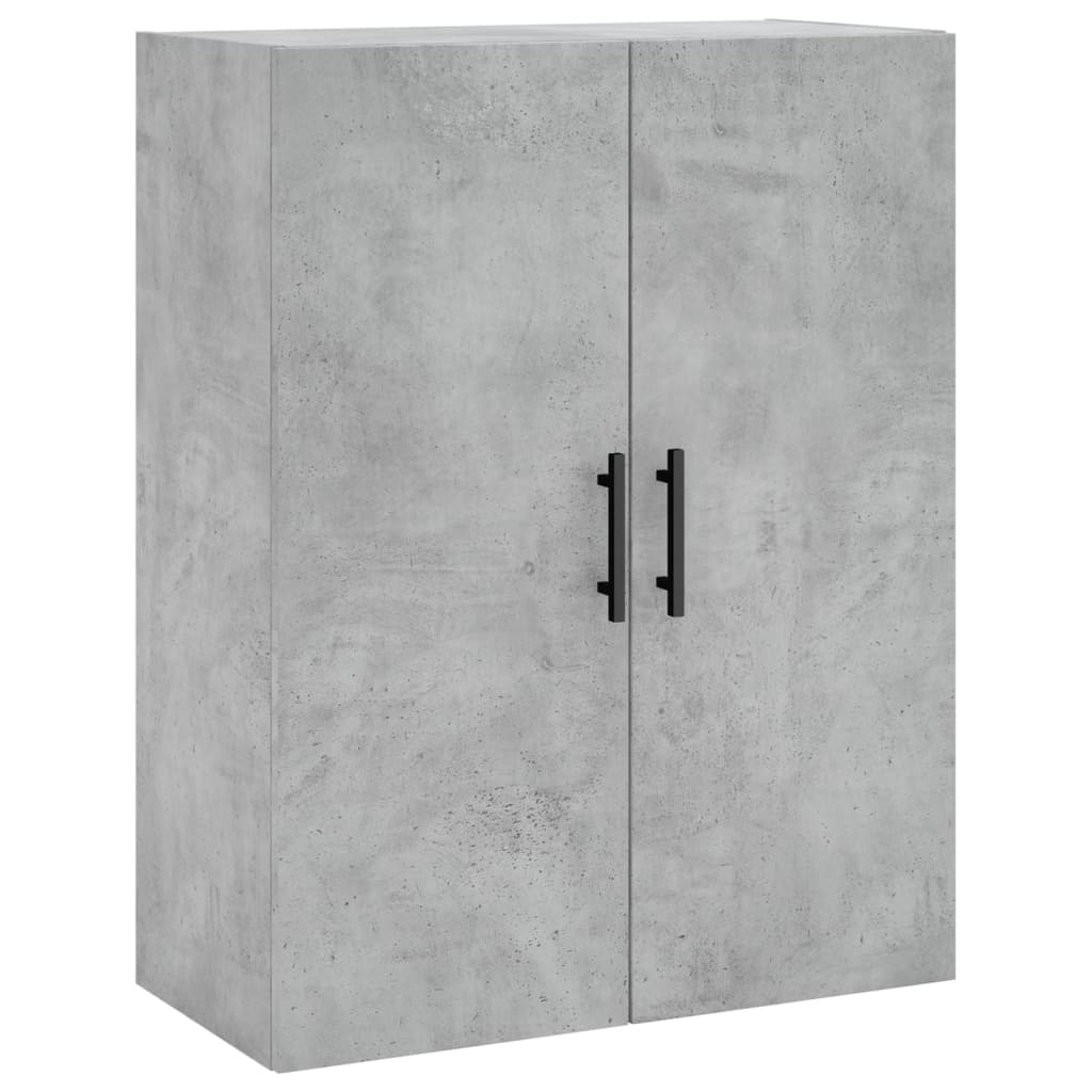 Skříň Highboard Betonově Šedá 69,5X34X180 Cm Kompozitní Dřevo
