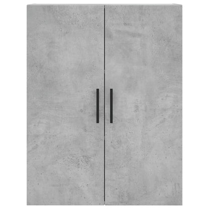 Skříň Highboard Betonově Šedá 69,5X34X180 Cm Kompozitní Dřevo