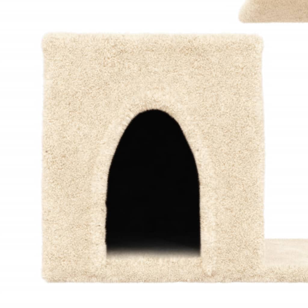 Škrabadlo Pro Kočky Se Sisalovými Sloupky Krémové 50,5 Cm