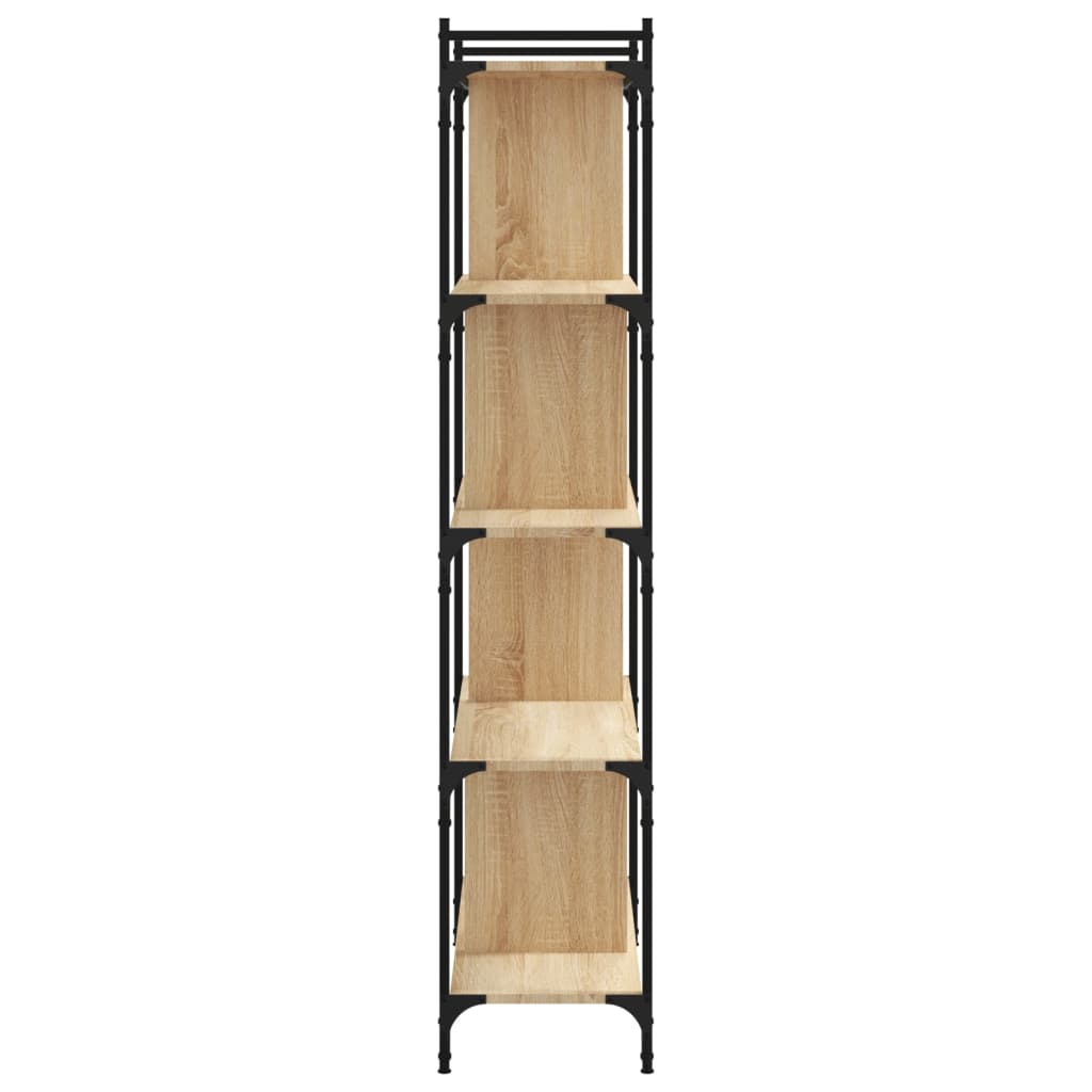 Knihovna S 5 Policemi Dub Sonoma 76X32X158 Cm Kompozitní Dřevo