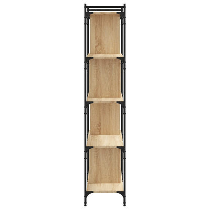 Knihovna S 5 Policemi Dub Sonoma 76X32X158 Cm Kompozitní Dřevo