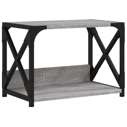 Stojan Na Tiskárnu 2Patrový Šedý Sonoma 44X26X31,5 Cm Kompozit