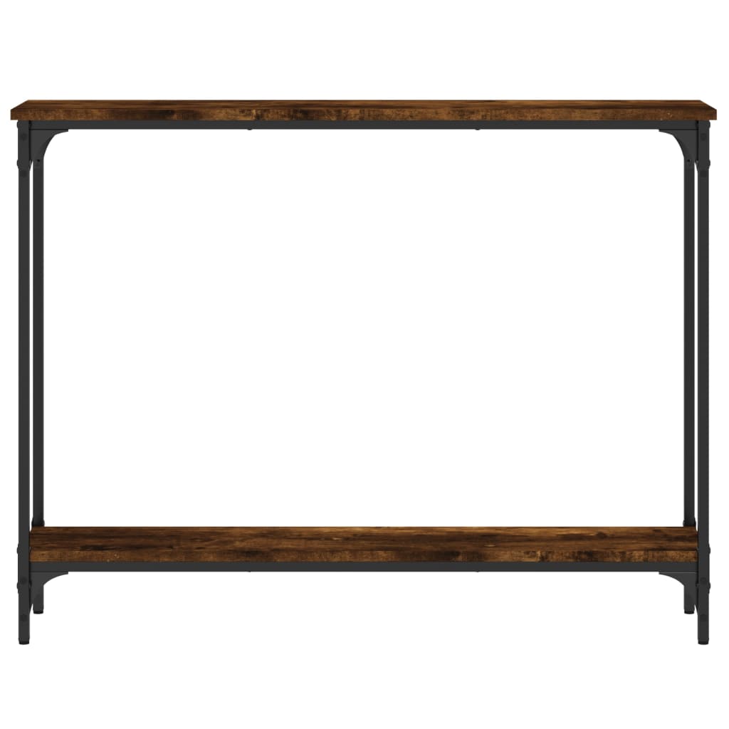 Konzolový Stolek Kouřový Dub 100X22,5X75 Cm Kompozitní Dřevo
