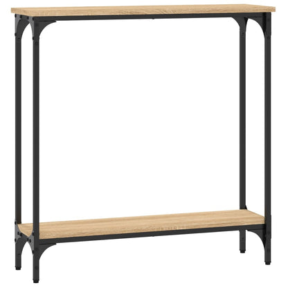 Konzolový Stolek Dub Sonoma 75X22,5X75 Cm, Imitace Dřeva