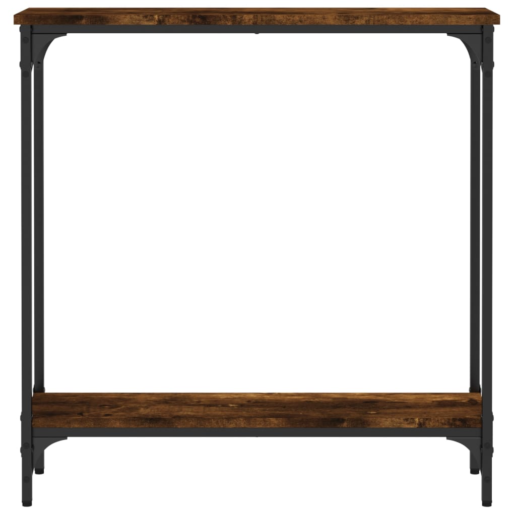 Konzolový Stolek Kouřový Dub 75 X 22,5 X 75 Cm Kompozitní Dřevo