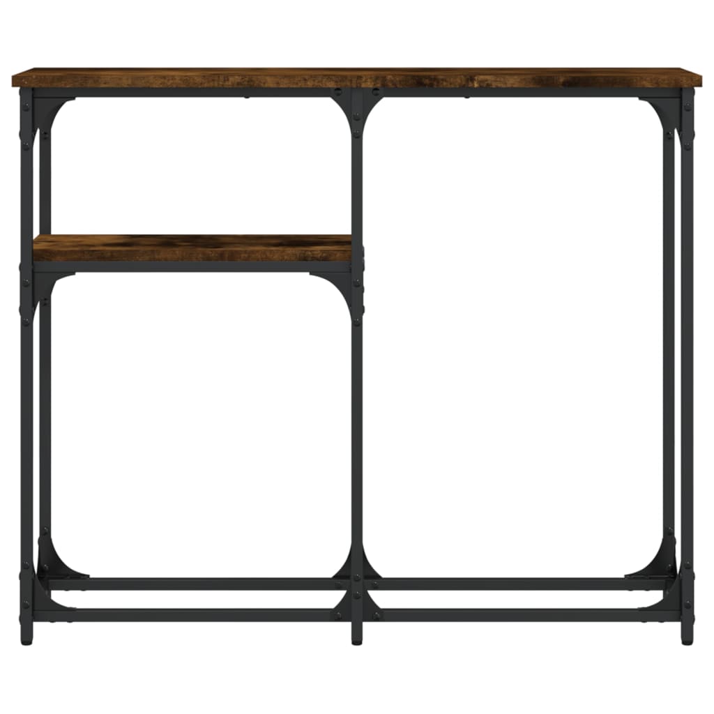 Konzolový Stolek Kouřový Dub 90 X 22,5 X 75 Cm Kompozitní Dřevo