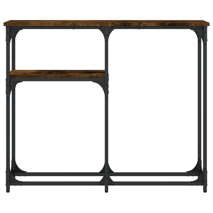 Konzolový Stolek Kouřový Dub 90 X 22,5 X 75 Cm Kompozitní Dřevo