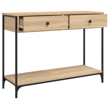 Konzolový Stolek Dub Sonoma 100 X 34,5 X 75 Cm Kompozitní Dřevo