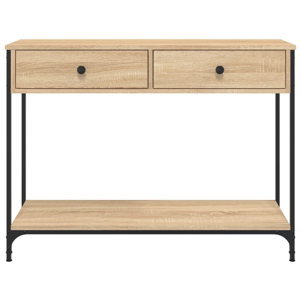 Konzolový Stolek Dub Sonoma 100 X 34,5 X 75 Cm Kompozitní Dřevo