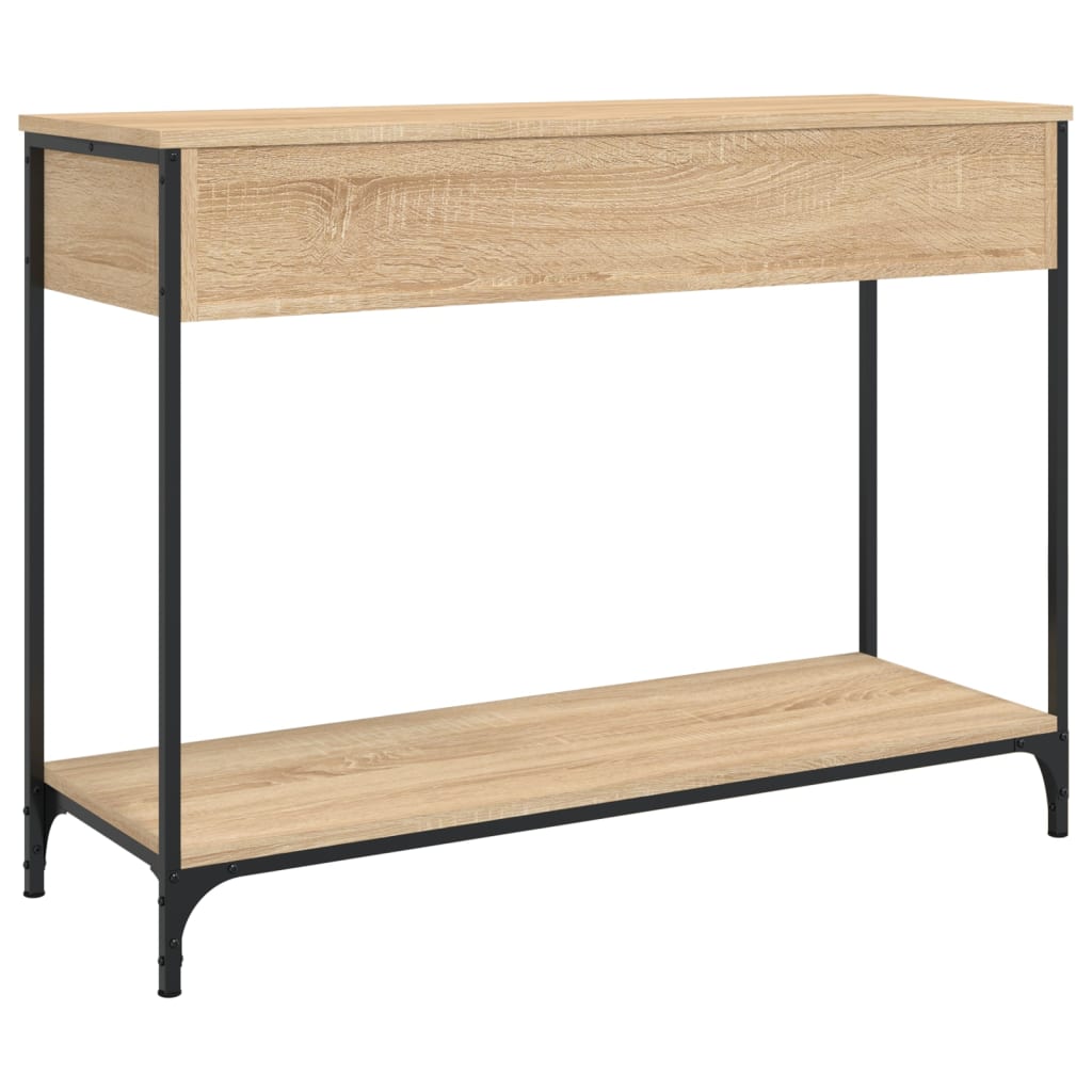 Konzolový Stolek Dub Sonoma 100 X 34,5 X 75 Cm Kompozitní Dřevo