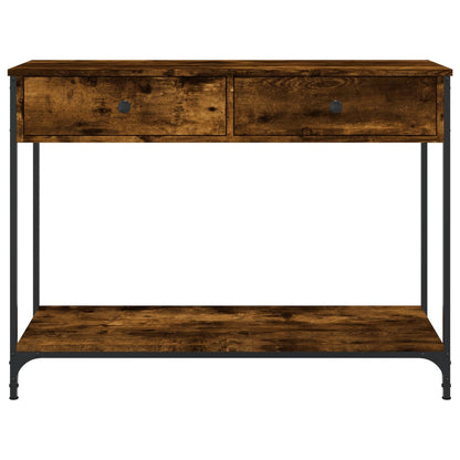 Konzolový Stolek Kouřový Dub 100X34,5X75 Cm Kompozitní Dřevo
