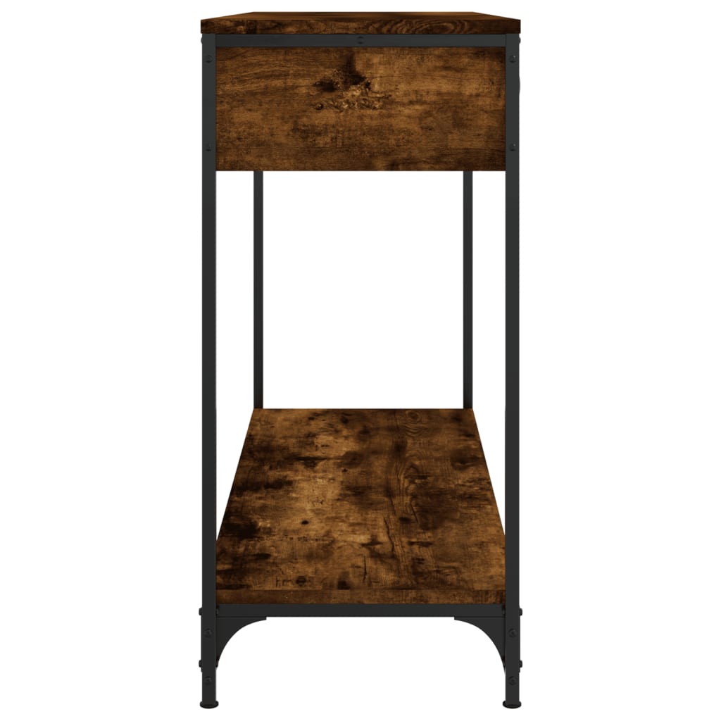 Konzolový Stolek Kouřový Dub 100X34,5X75 Cm Kompozitní Dřevo