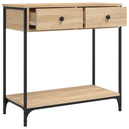 Konzolový Stolek Dub Sonoma 75 X 34,5 X 75 Cm Kompozitní Dřevo