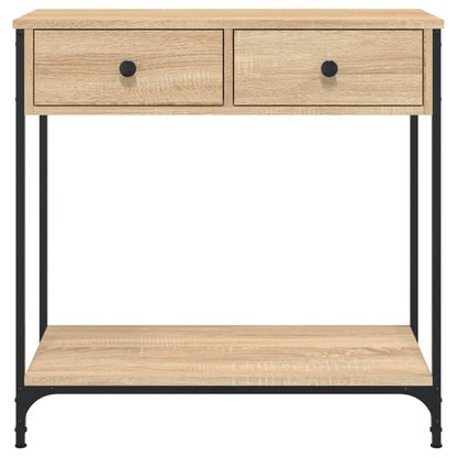 Konzolový Stolek Dub Sonoma 75 X 34,5 X 75 Cm Kompozitní Dřevo