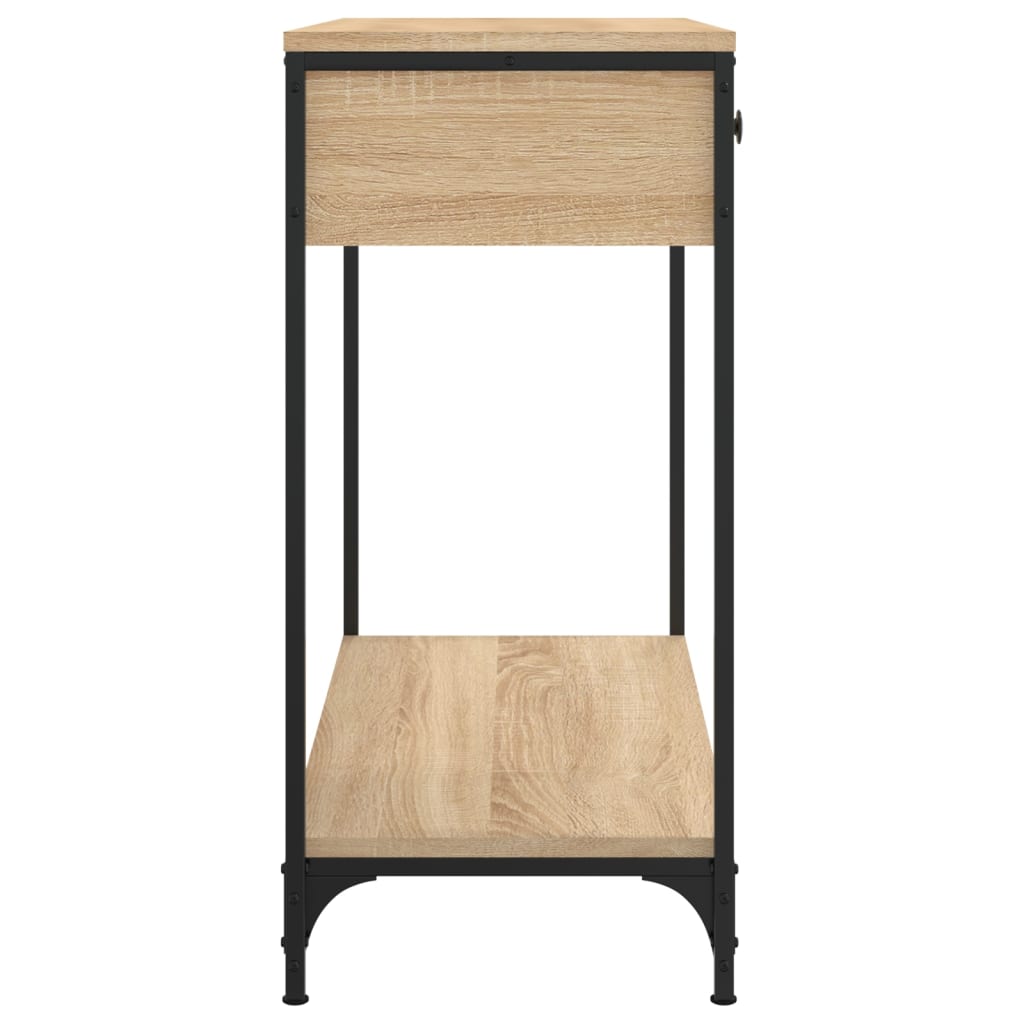 Konzolový Stolek Dub Sonoma 75 X 34,5 X 75 Cm Kompozitní Dřevo
