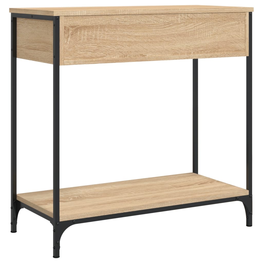 Konzolový Stolek Dub Sonoma 75 X 34,5 X 75 Cm Kompozitní Dřevo
