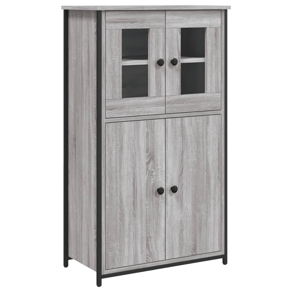 Skříň Highboard Šedá Sonoma 62 X 32 X 106,5 Cm Kompozitní Dřevo