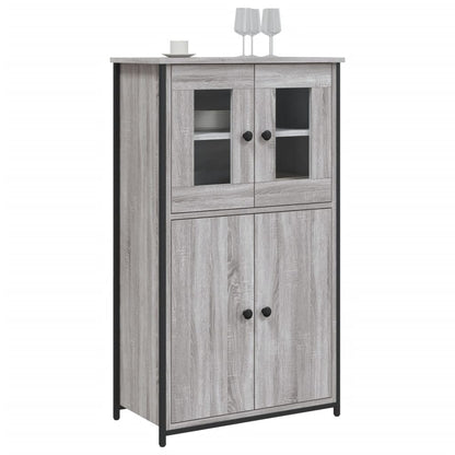 Skříň Highboard Šedá Sonoma 62 X 32 X 106,5 Cm Kompozitní Dřevo