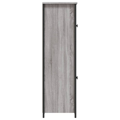 Skříň Highboard Šedá Sonoma 62 X 32 X 106,5 Cm Kompozitní Dřevo