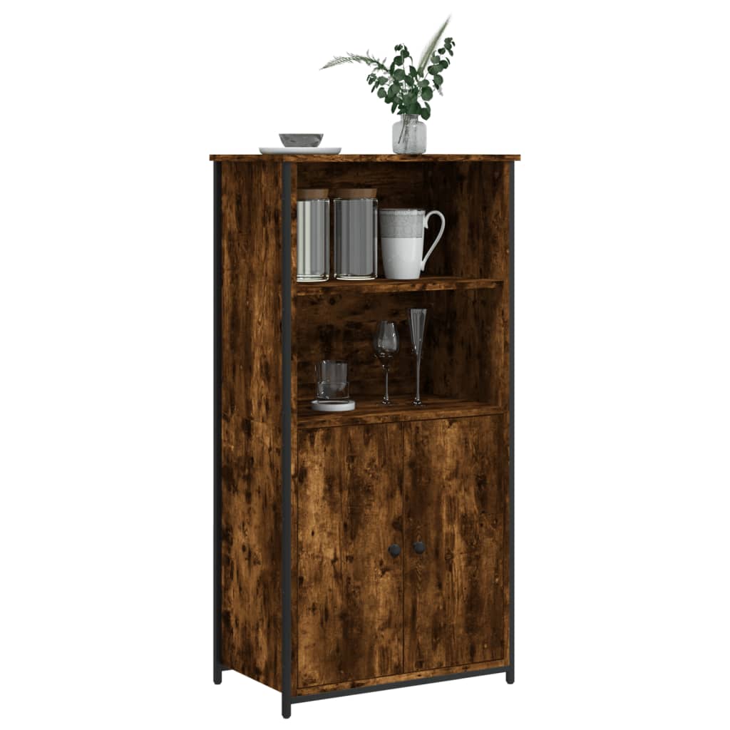 Skříňka Kouřový Dub 62 X 36 X 121,5 Cm Kompozitní Dřevo