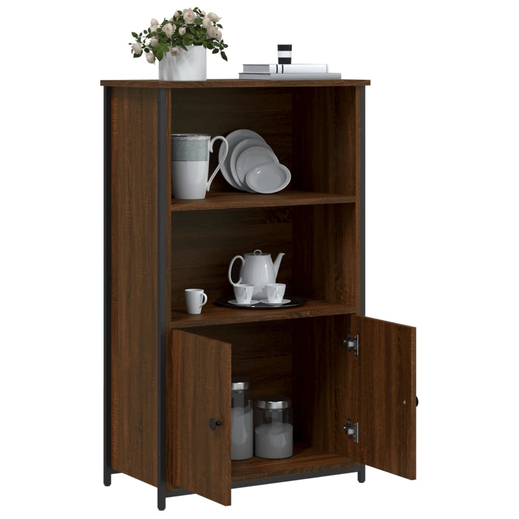 Skříňka Hnědý Dub 62 X 32 X 103,5 Cm Kompozitní Dřevo
