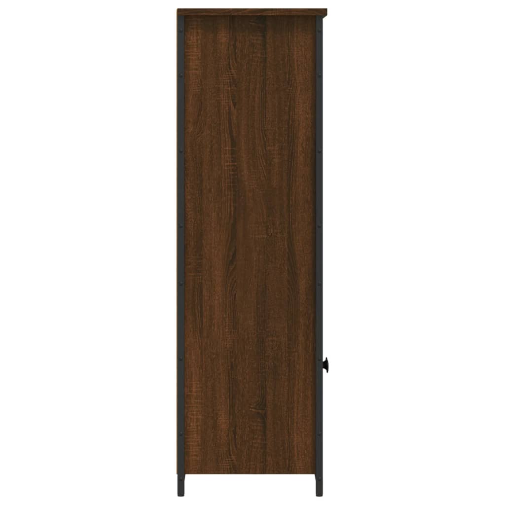 Skříňka Hnědý Dub 62 X 32 X 103,5 Cm Kompozitní Dřevo