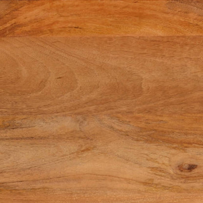 Konferenční Stolek Hnědý A Černý 100X54X40 Cm Masivní Mangovník