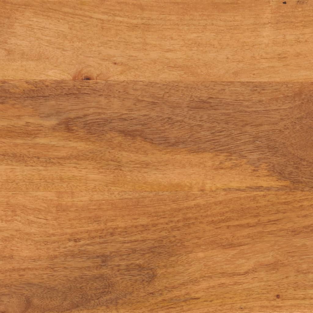 Tv Skříňka Hnědá A Černá 80 X 33,5 X 46 Cm Masivní Mangovník
