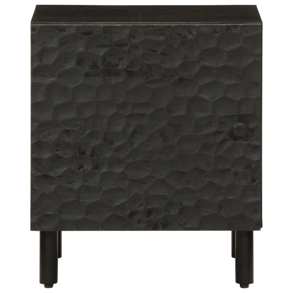 Noční Stolky 2 Ks Černé 40X33X46 Cm