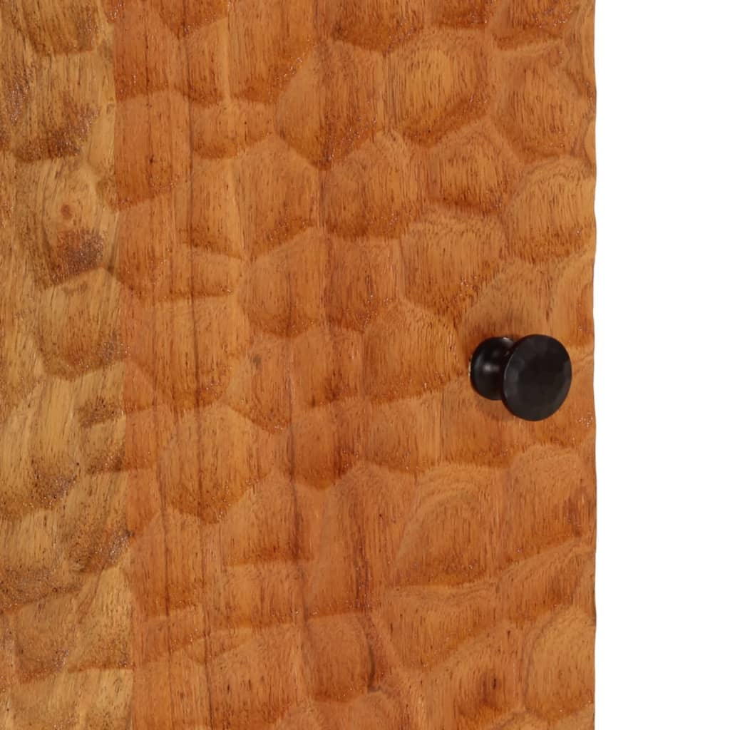 Koupelnová Nástěnná Skříňka 38X33X48 Cm Masivní Akáciové Dřevo