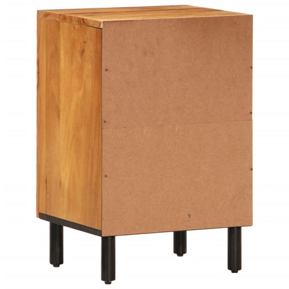 Koupelnová Skříňka 38 X 33 X 58 Cm Masivní Akáciové Dřevo