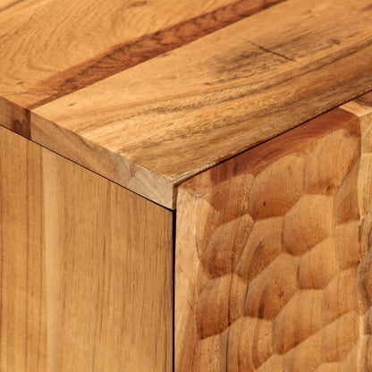 Koupelnová Skříňka 38 X 33 X 58 Cm Masivní Akáciové Dřevo