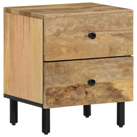 Noční Stolky 2 Ks 40 X 33 X 46 Cm Masivní Mangovníkové Dřevo