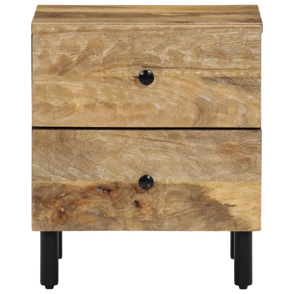 Noční Stolky 2 Ks 40 X 33 X 46 Cm Masivní Mangovníkové Dřevo