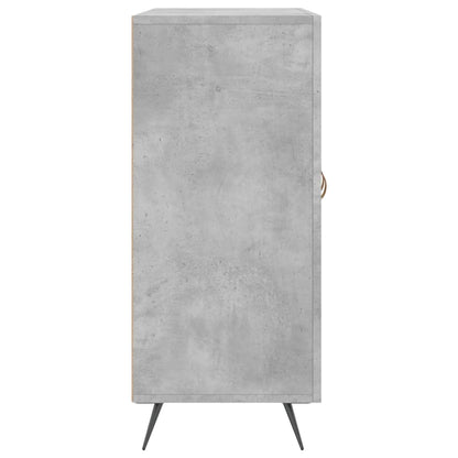Příborník Betonově Šedý 90 X 34 X 80 Cm Kompozitní Dřevo