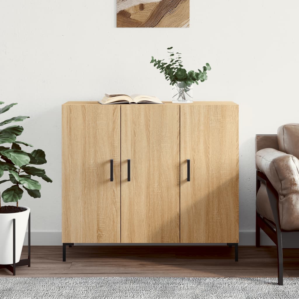 Příborník 90 X 34 X 80 Cm Kompozitní Dřevo