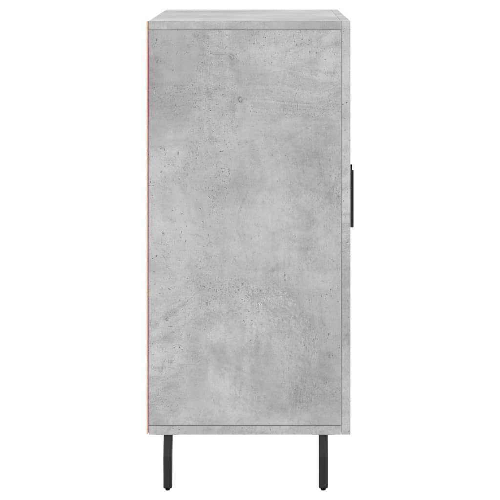 Příborník Betonově Šedý 90 X 34 X 80 Cm Kompozitní Dřevo