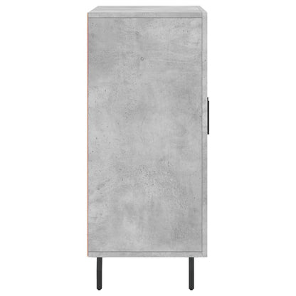 Příborník Betonově Šedý 90 X 34 X 80 Cm Kompozitní Dřevo