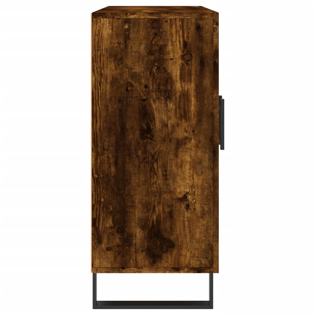 Příborník Kouřový Dub 90 X 34 X 80 Cm Kompozitní Dřevo